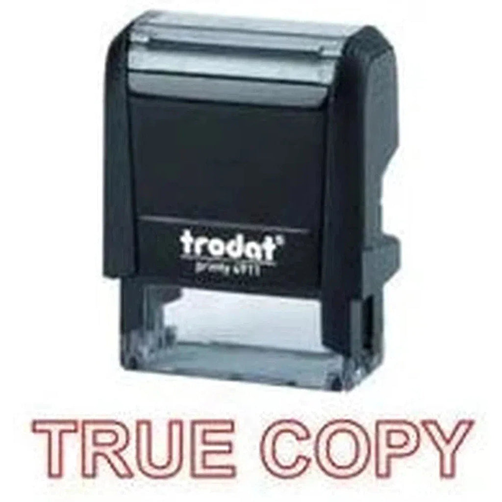 Trodat Printy 4911 Stamp "True Copy" - Red