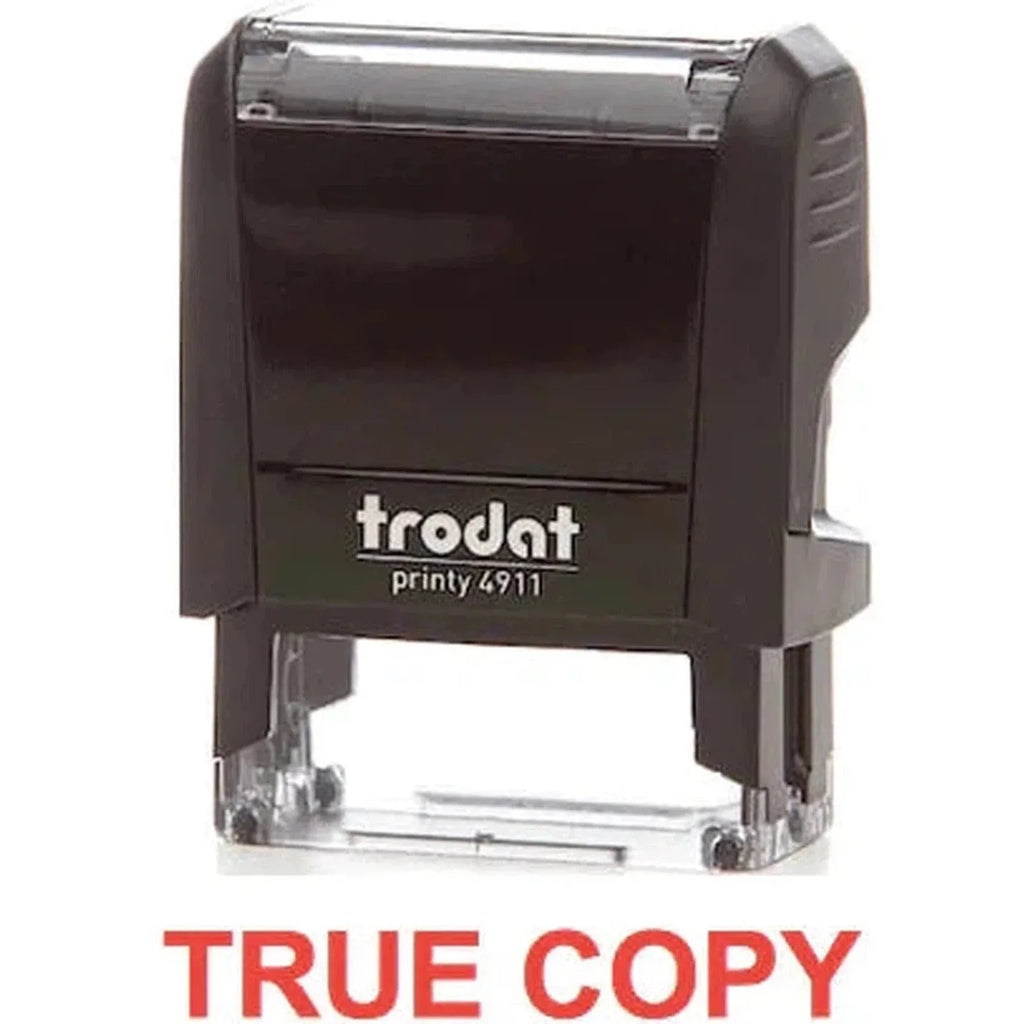 Trodat Printy 4911 Stamp "True Copy" - Red