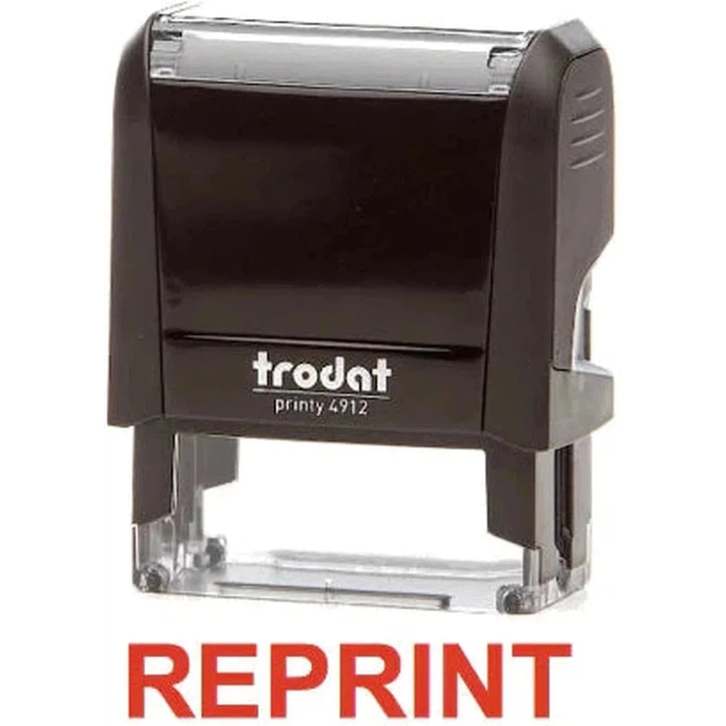 Trodat Printy 4912 Stamp "Reprint" - Red