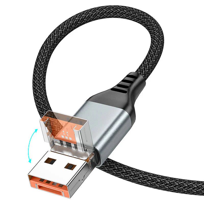 Hoco U128 Viking 2-in-1 charging data cable USB/Type-C to Type-C