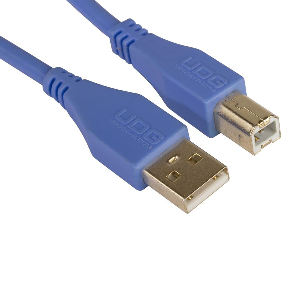 UDG Ultimate Audio Cable USB 2.0 A-B Blue Straight 1m