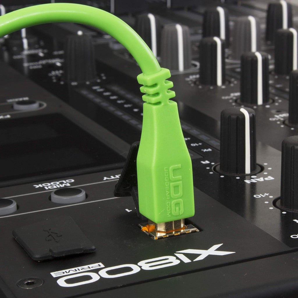 UDG Ultimate Audio Cable USB 2.0 A-B Green Straight 1m