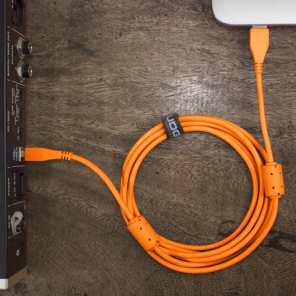 UDG Ultimate Audio Cable USB 2.0 A-B Orange Straight 1m