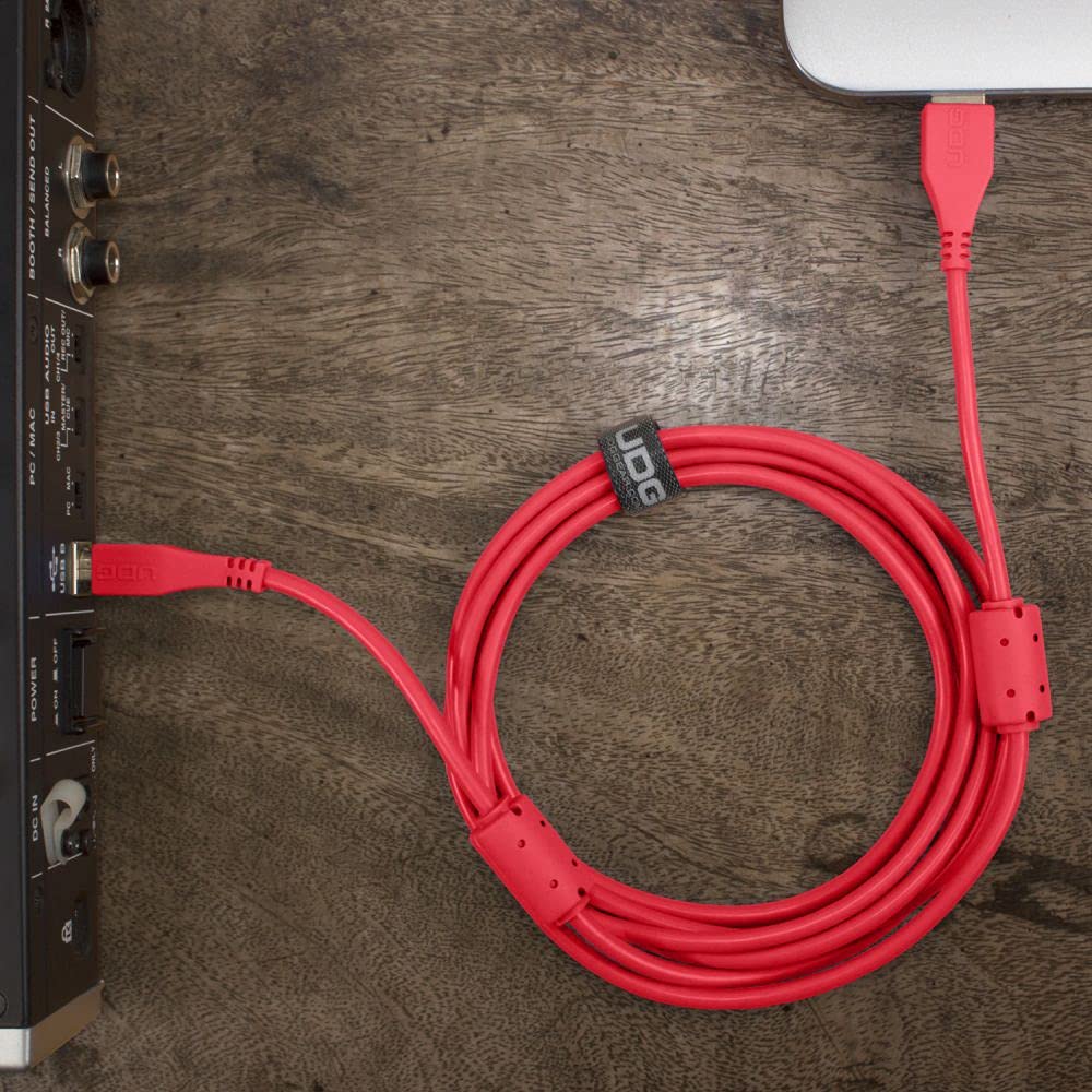 UDG Ultimate Audio Cable USB 2.0 A-B Red Straight 1m