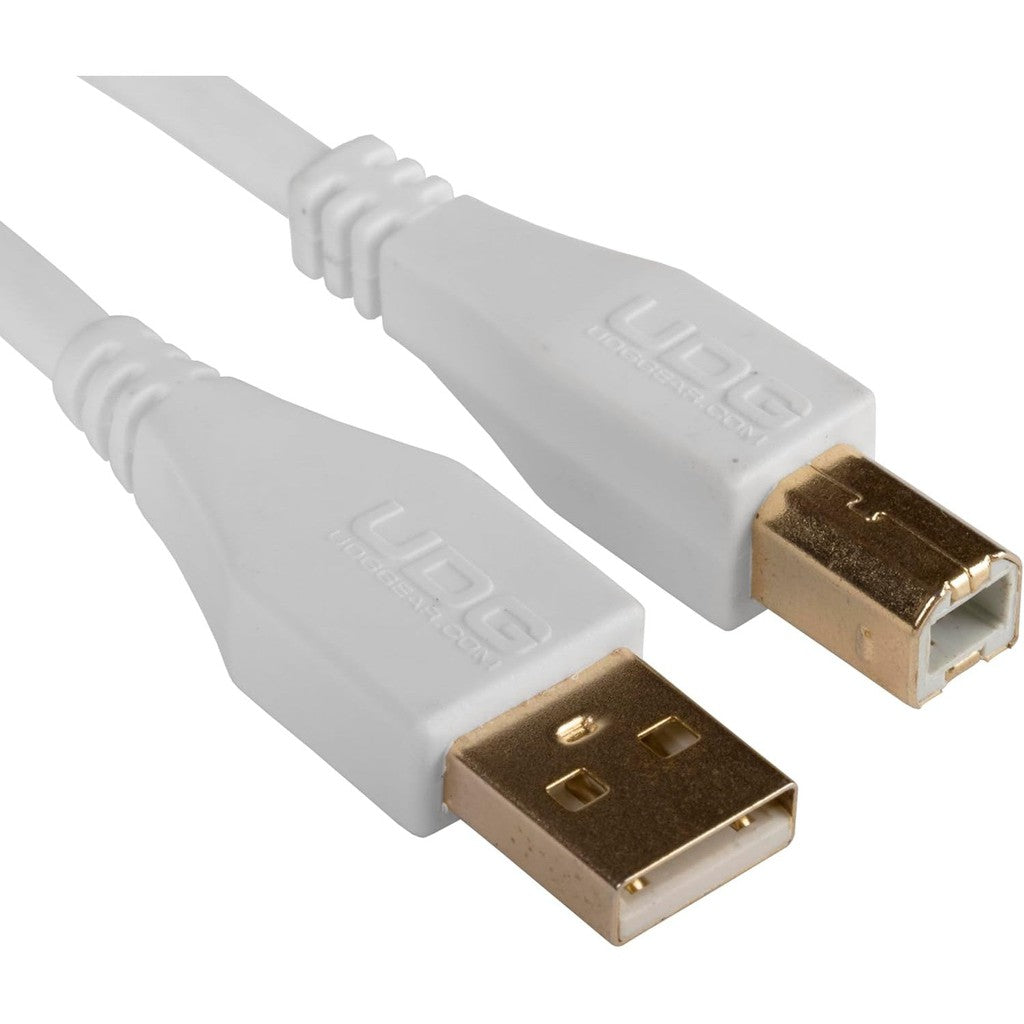 UDG Ultimate Audio Cable USB 2.0 A-B White Straight 1m