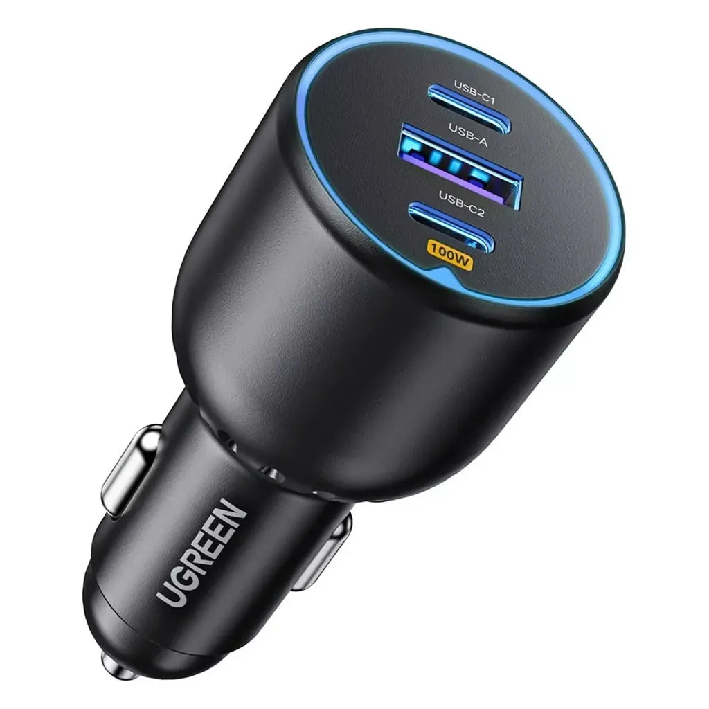 UGREEN 130W 3-Port Car Charger CD293 Black