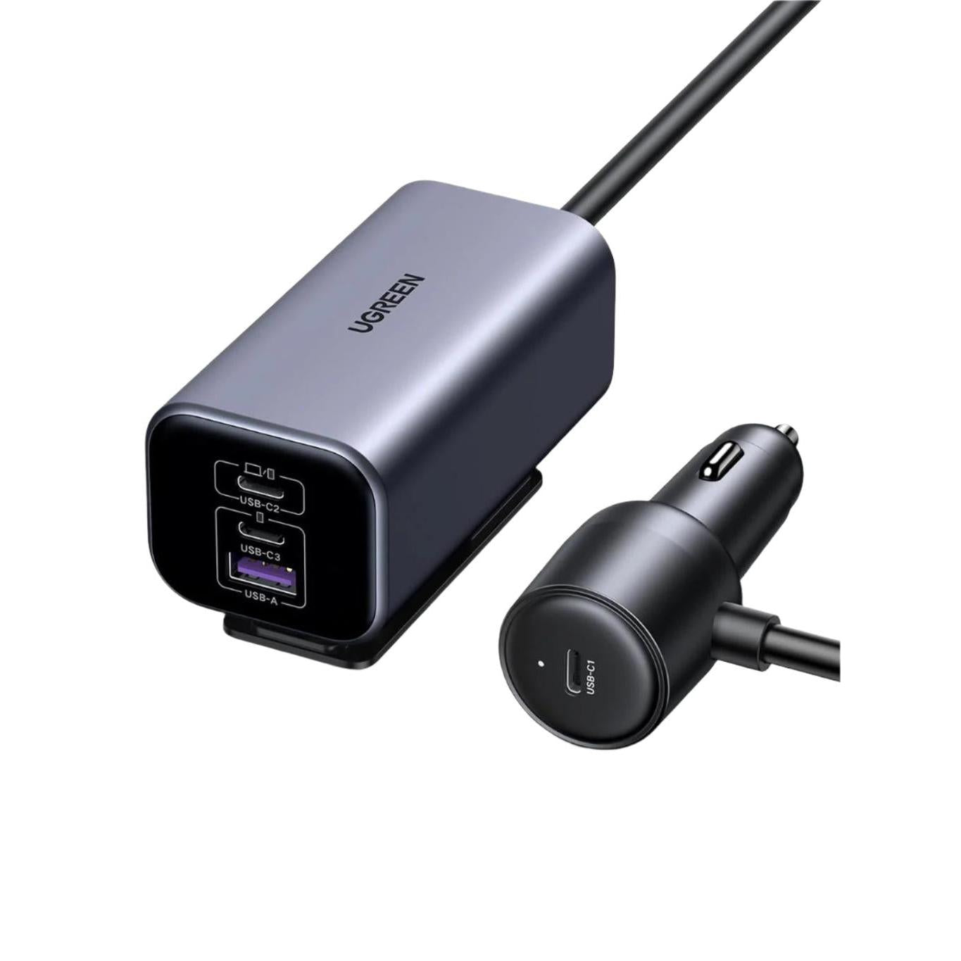 UGREEN 150W 4-Port GaN Fast Car Charger  - EC706