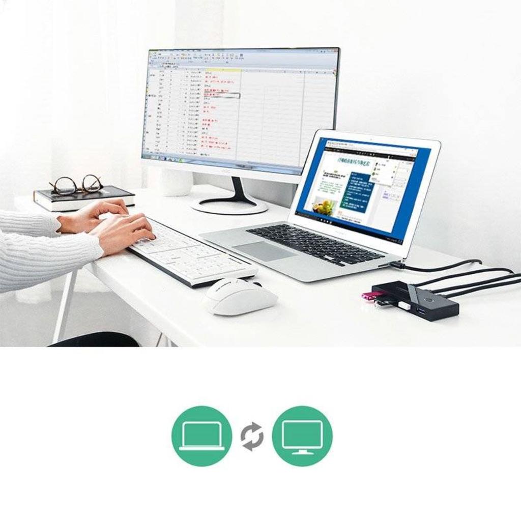 UGREEN 2 In 4 Out USB 3.0 Sharing Switch Box - US216
