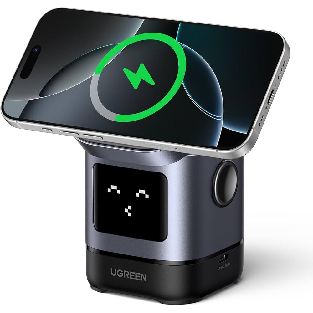 UGREEN 2-in-1 Magnetic Wireless Charger 20W W709