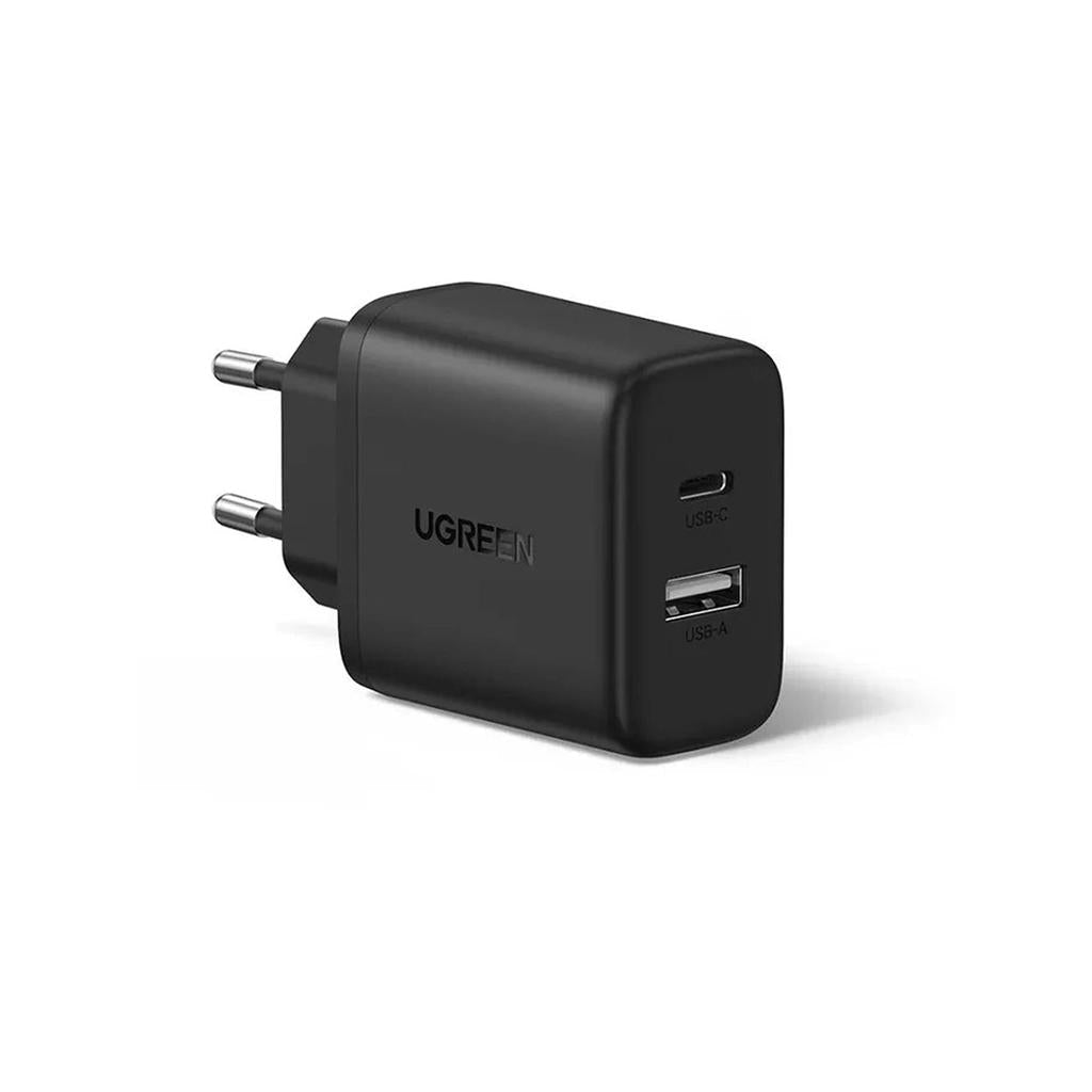 UGREEN 20W 2-Port Fast Charger UK Black - X227
