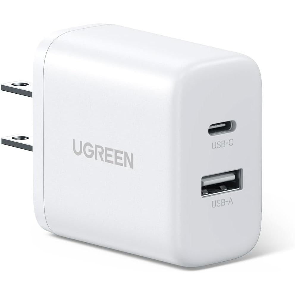 UGREEN 20W 2-Port Fast Charger UK White - X227