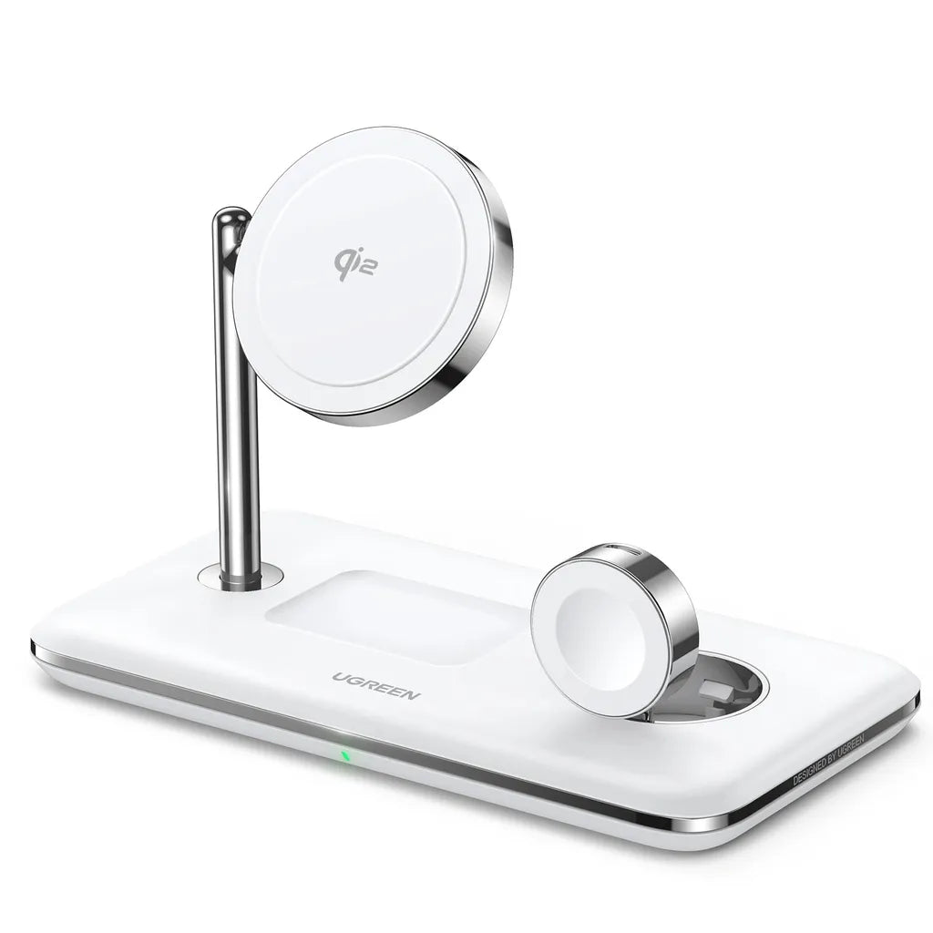 UGREEN 3-in-1 Wireless Charger White CD278
