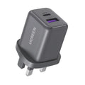 UGREEN 2-Port GaN Fast Charger - 30W / Space Grey