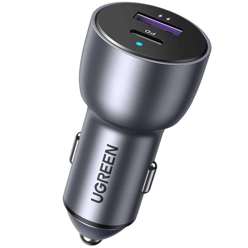 UGREEN 36W Car Charger Alu Case Space Grey - CD213