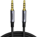 UGREEN 3.5mm Male to Male 4-Pole Microphone Audio Cable 1.5m (Black) AV183