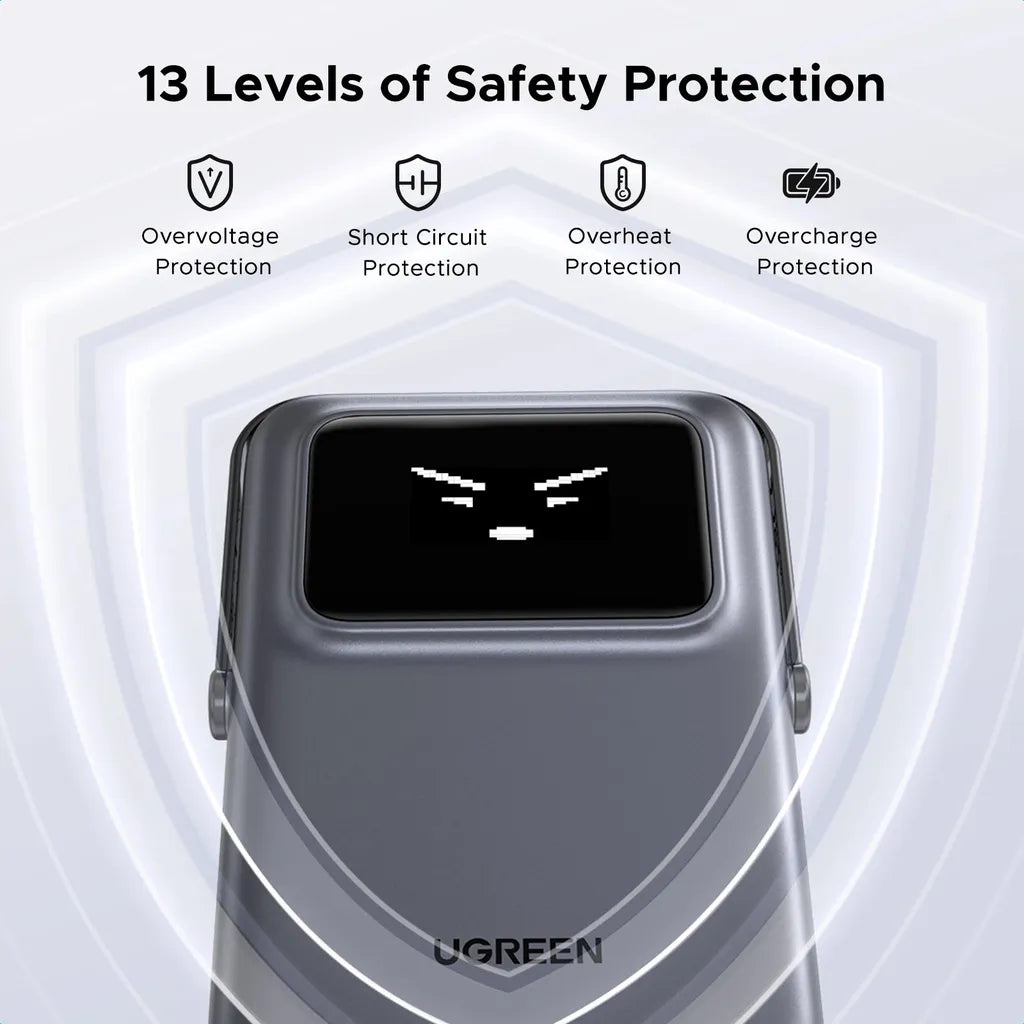 UGREEN Uno 5000mAh 20W Magnetic Wireless Power Bank Black