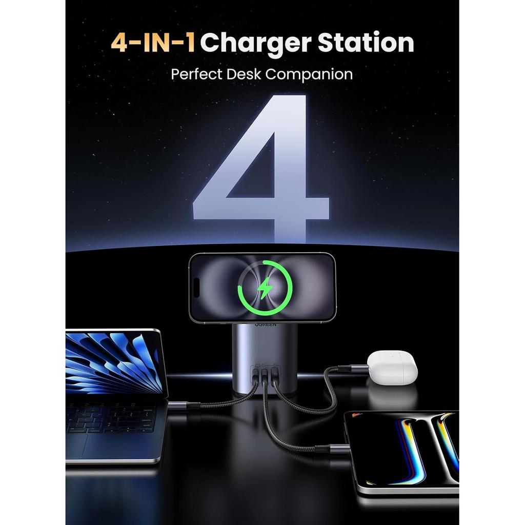 UGREEN 65W 2-in-1 GaN Desktop Fast Charger UK - X555