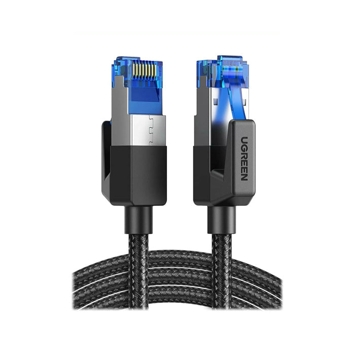 UGREEN CAT8 Shielded Round Braided Cable Modular Plugs 5m (Black) NW153