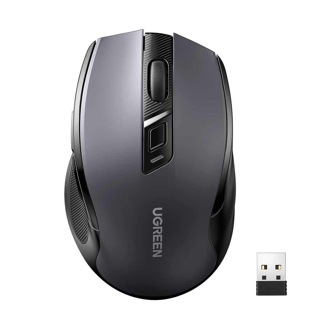 UGREEN Ergonomic Wireless Mouse 2.4G 4000DPI Silence Design MU006