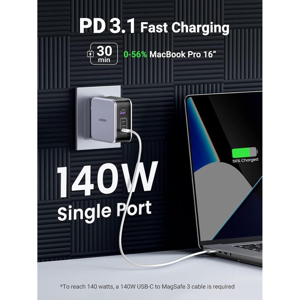 UGREEN GaN Fast Charger 140W with Cable - CD289