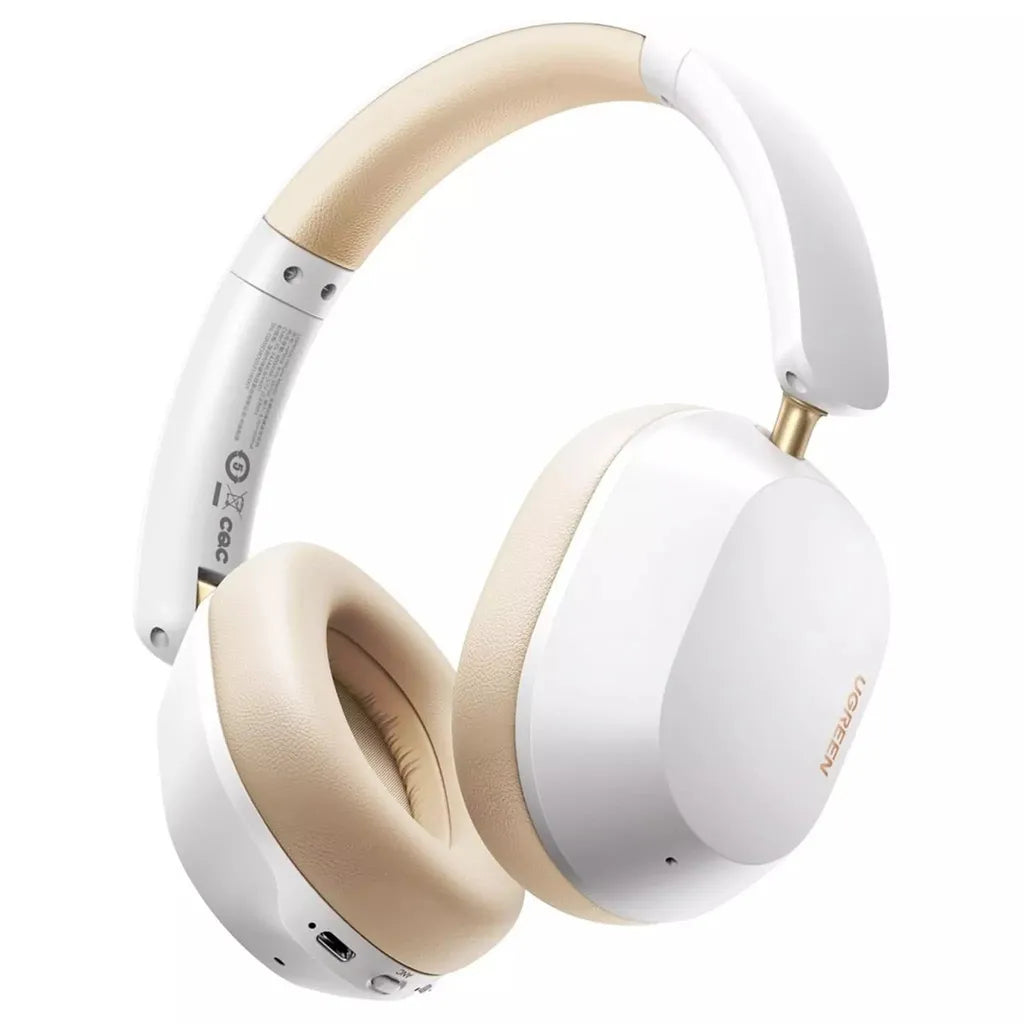 UGREEN HiTune Max5 Hybrid Active Noise-Cancelling 43dB Headphones White HP202
