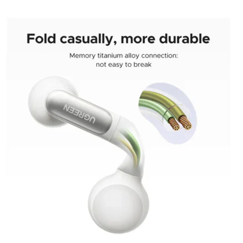 UGREEN HiTune S5 True Wireless Earbuds - Bluetooth / USB-C / White