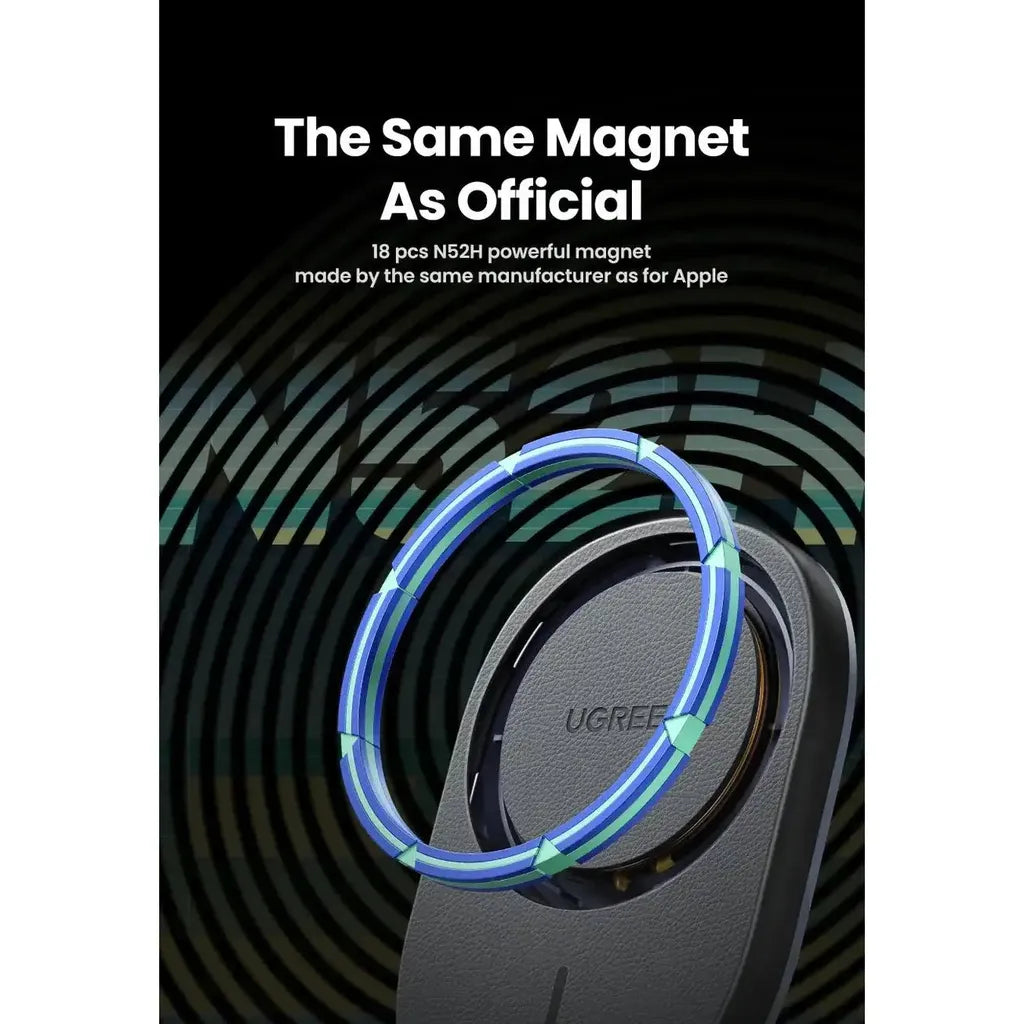 UGREEN Magnetic Car Wireless Charger 15W Black CD345