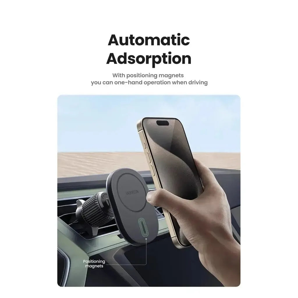 UGREEN Magnetic Car Wireless Charger 15W Black CD345