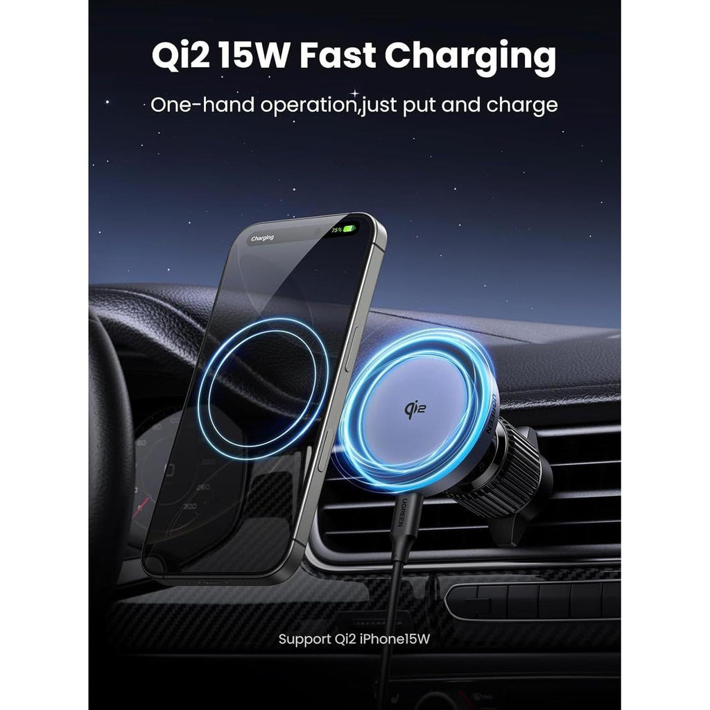 UGREEN Magnetic Car Wireless Charger 15W - W708