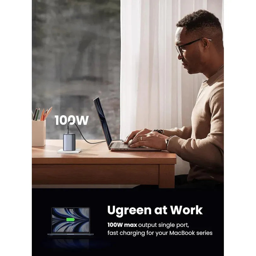 UGREEN Nexode  100W 4-Port Gan Fast Charger UK (Space Grey) X565
