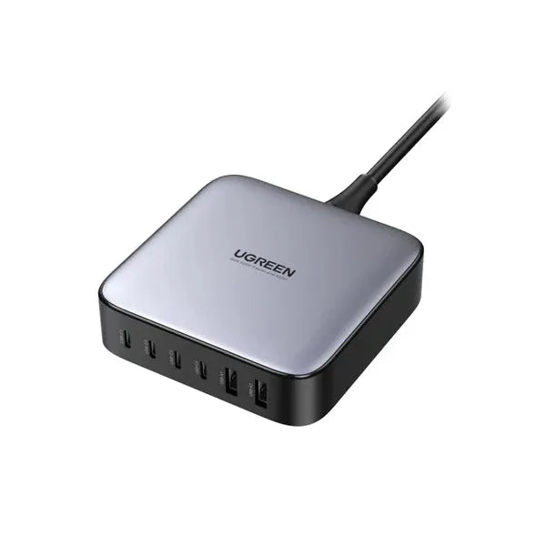 UGREEN Nexode 200W 6-Port GaN Desktop Fast Charger UK (Space Gray) CD271