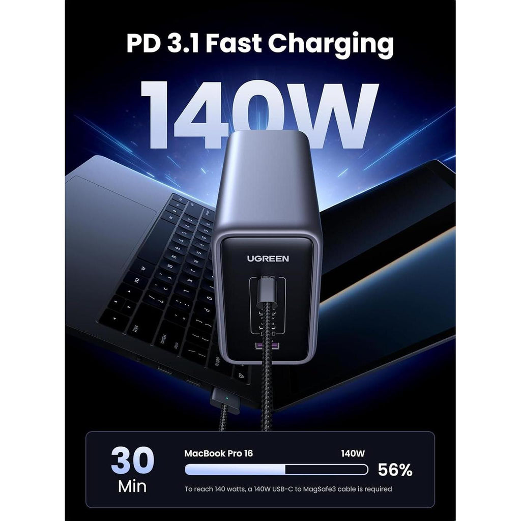 UGREEN Nexode 300W 5-Port PD GaN Fast Charger UK - CD333