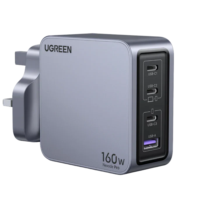 UGREEN Nexode Pro 160W 4-Port GaN Fast Charger Set - UK X763