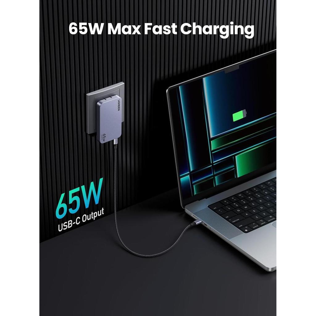UGREEN Nexode Pro 65W 3-Port GaN Ultra-Slim Fast Charger X753