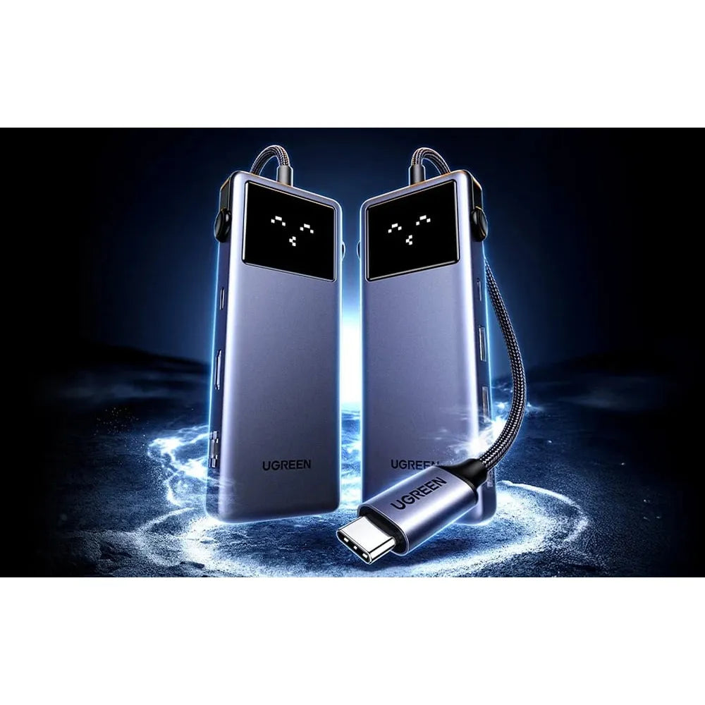 UGREEN QPai Pro 7-in-1 USB-C Hub - Ethernet / HDMI / USB-C / USB-A / PD 100W