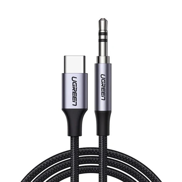 UGREEN Round USB-C Audio Cable - 1 Meter / Deep Gray