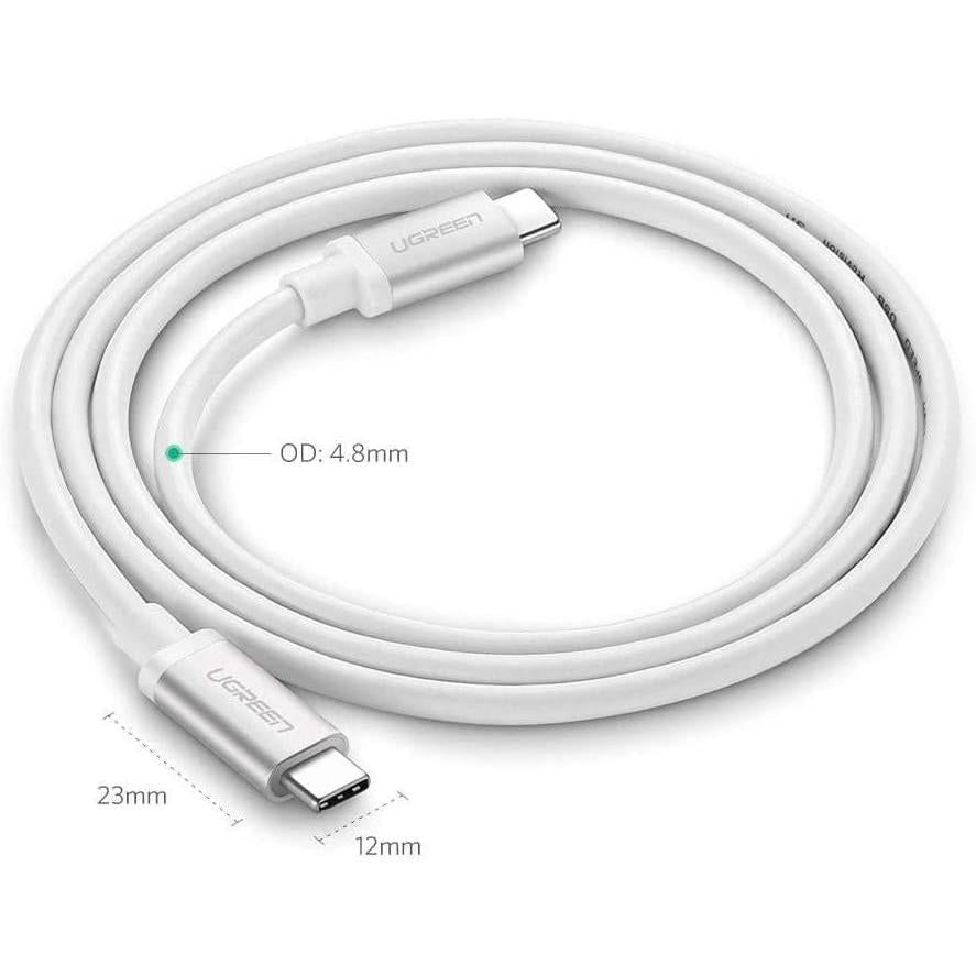 UGREEN USB C 2.0 C M/M ABS Cover 1.5m - White US264