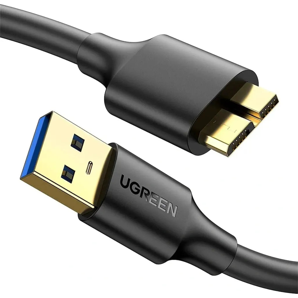 UGREEN USB 3.0 A Male to Micro USB 3.0 Male Cable 0.5m (Black) US130