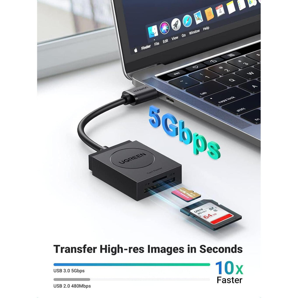 UGREEN USB 3.0 to TF+SD Card Reader - CR127