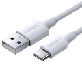 UGREEN USB-A 2.0 to USB-C Cable Nickel Plating 1.5m White - US287