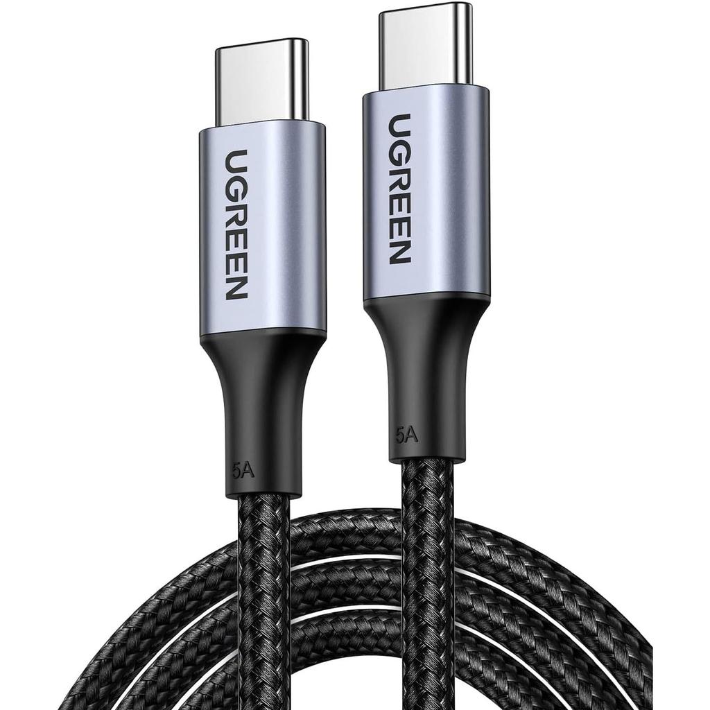 UGREEN USB-C Cable Aluminum Case with Braided 1m - Black US316