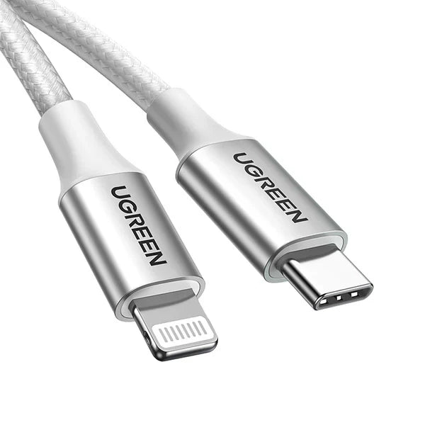 UGREEN USB-C to Lightning Cable - 1 Meter / Silver