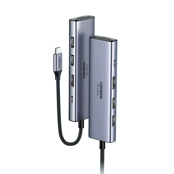 UGREEN 6-in-1 USB-C Hub - Grey CM511