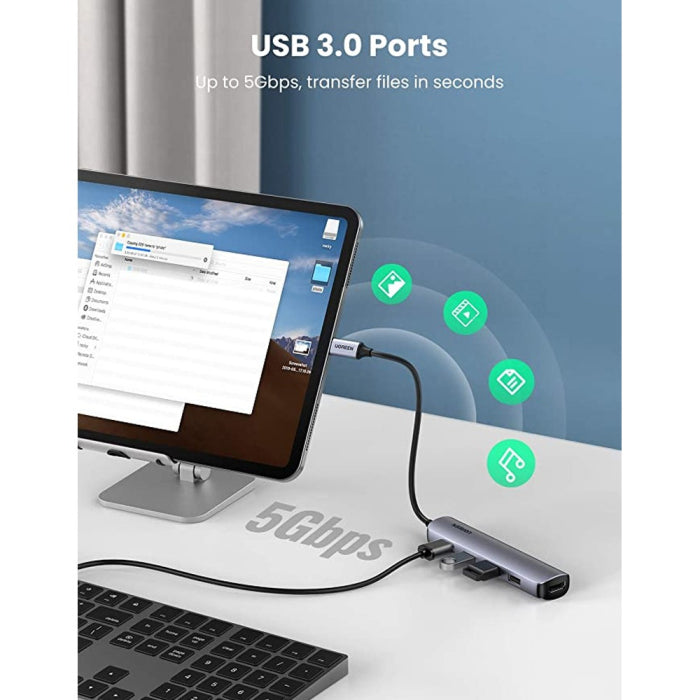 UGreen CM417 USB-C  5-in-1 Multifunction Adapter