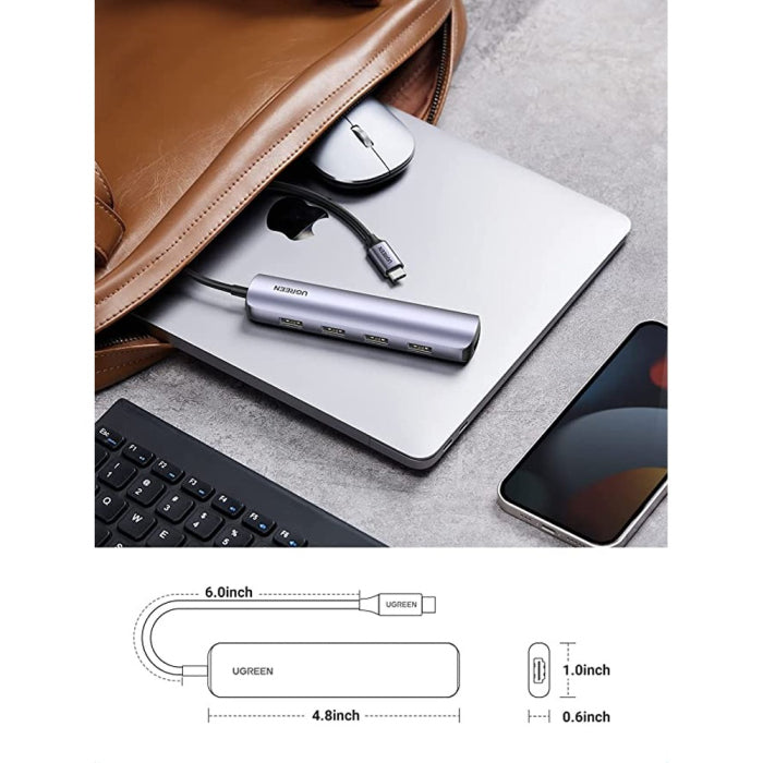 UGreen CM417 USB-C  5-in-1 Multifunction Adapter