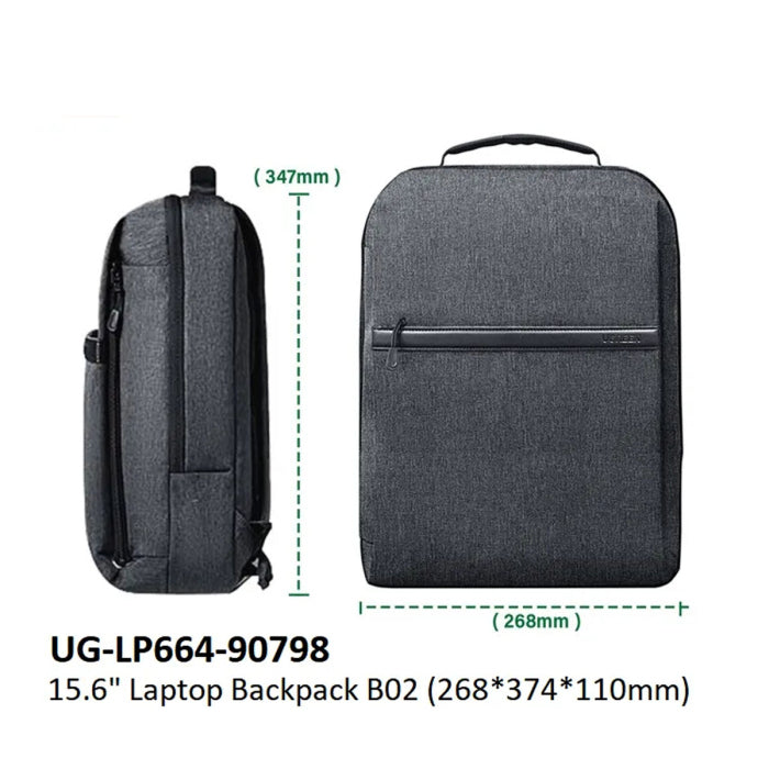 UGreen LP664 Laptop Backpack B02 Dark Grey Up to 15.6"