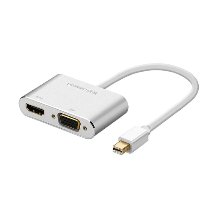 UGREEN Mini DP to HDMI + VGA Converter (Silver) MD115