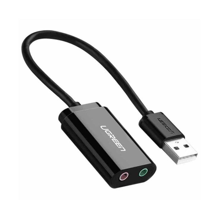 UGREEN USB 2.0 External Sound Adapter (Black) US205