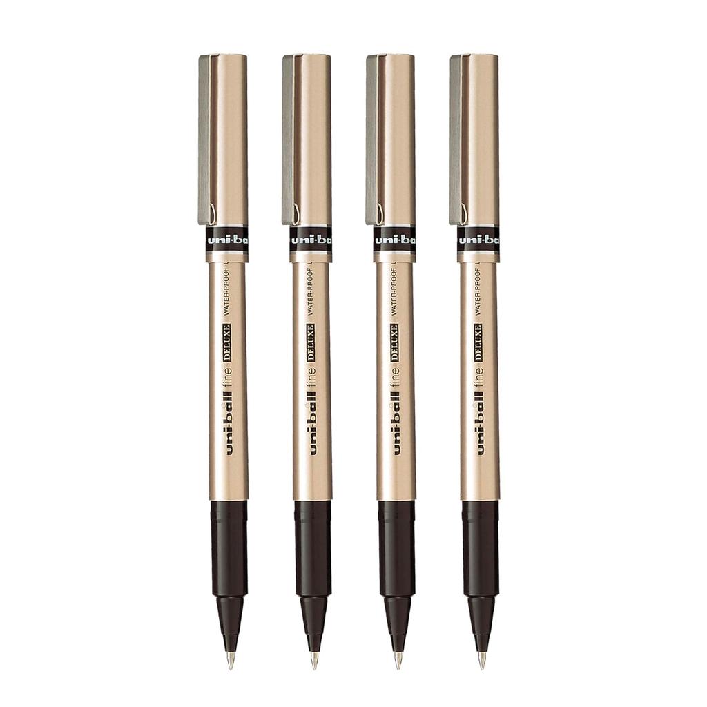 UNI BALL FINE DELUX ROL PEN 4PC AS