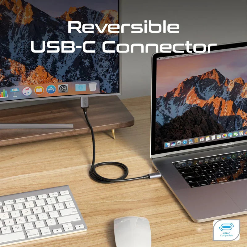 Promate USB-C to HDMI Audio Video Cable with UltraHD Support